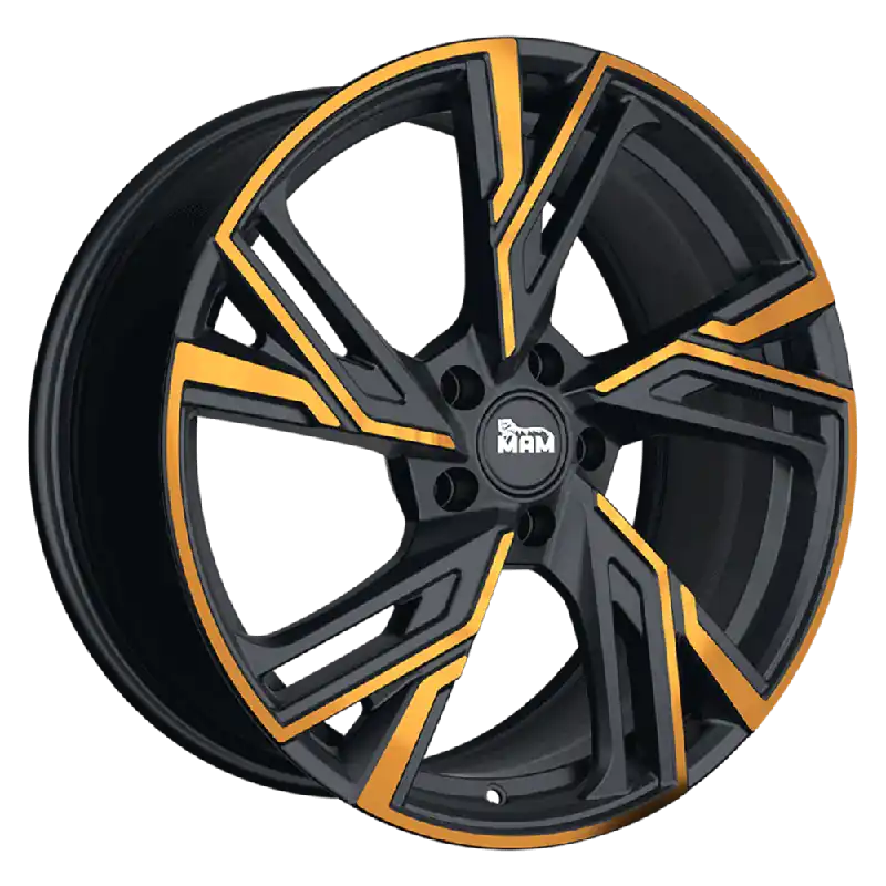 MAM Felgen RS5 18, 8, 5, 114.3, 45, 72.6, MATT BLACK FRONT COPPER, Lichidare de stoc