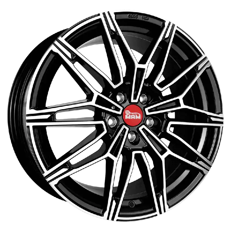 Reducere MAM Felgen B3 19, 8.5, 5, 112, 45, 66.65, BLACK FRONT POLISH,