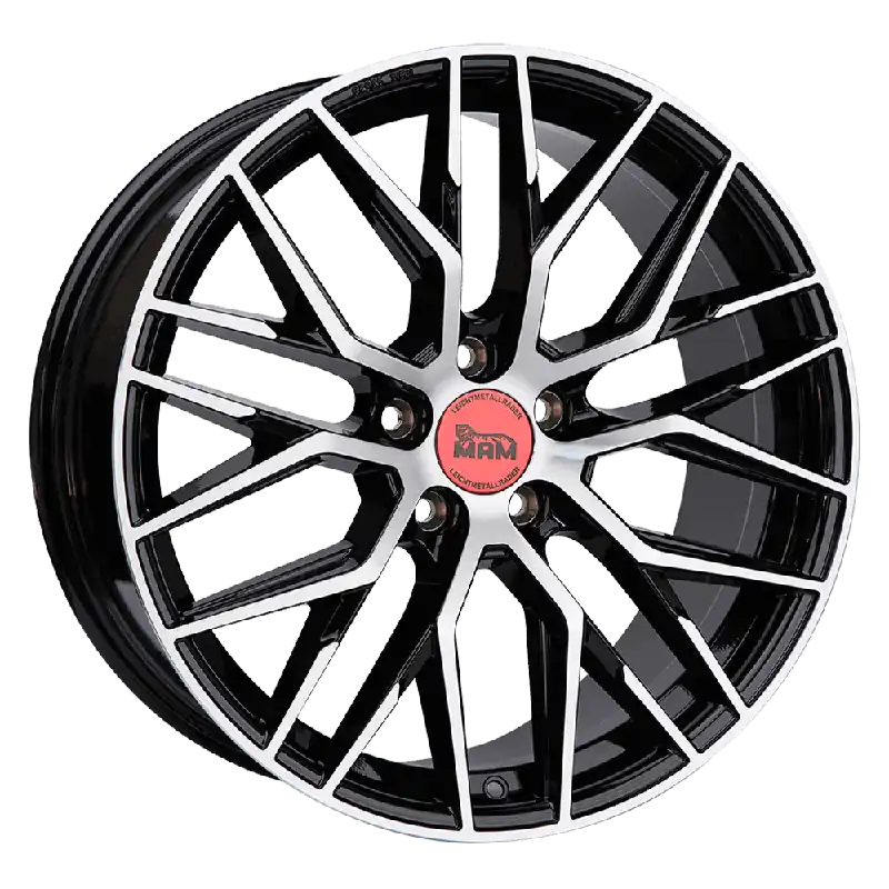 MAM Felgen RS4 19, 8.5, 5, 112, 45, 72.6, BLACK FRONT POLISH, Reducere