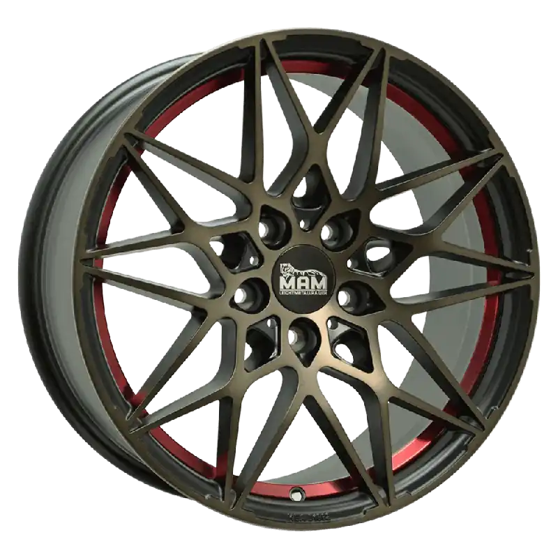 Livrare rapidă MAM Felgen B2 18, 8, 5, 112, 30, 72.6, BRONZE RED INSIDE,