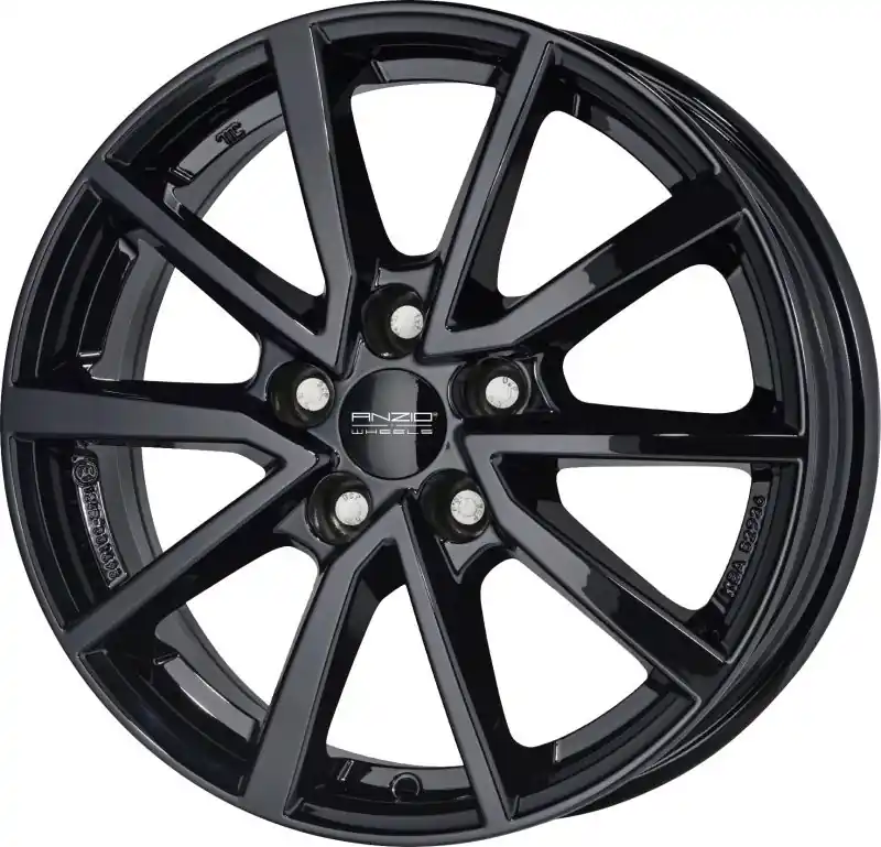 ANZIO VEC 16, 6.5, 5, 114.3, 45, 70.1, Gloss black, Retur gratuit