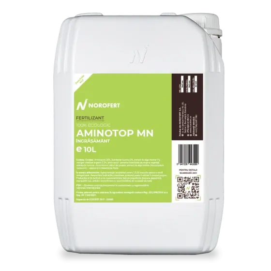 Retur ușor Biostimulator Aminotop Mn, 10 l, Norofert, organic cu Mangan