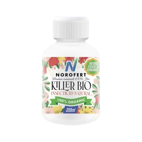 Preț mic Biostimulator Killer Bio, 250 ml, Norofert, cu rol insecticid