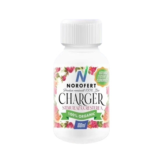 Biostimulator organic Charger, 100 ml, Norofert, pentru flori Livrare rapidă