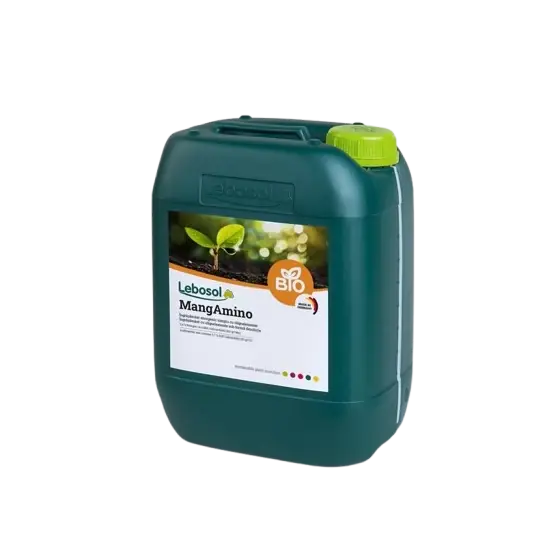Ingrasamant organic Lebosol MangAmino, 10 l, corectia carentelor de mangan Ofertă specială