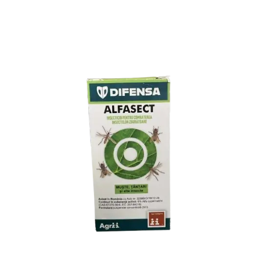 Insecticid concentrat pentru combaterea insectelor zburatoare, Alfasect, 100 ml Retur ușor