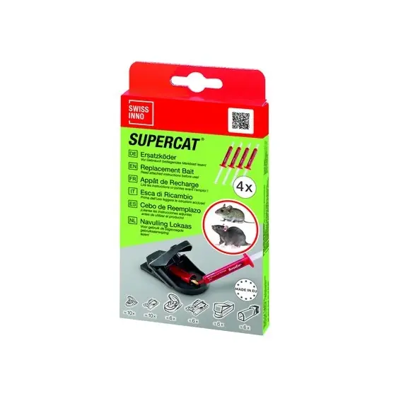 Seringi de schimb momeala pentru rozatoare Swissino SuperCat, 4 buc Cumpărături sigure