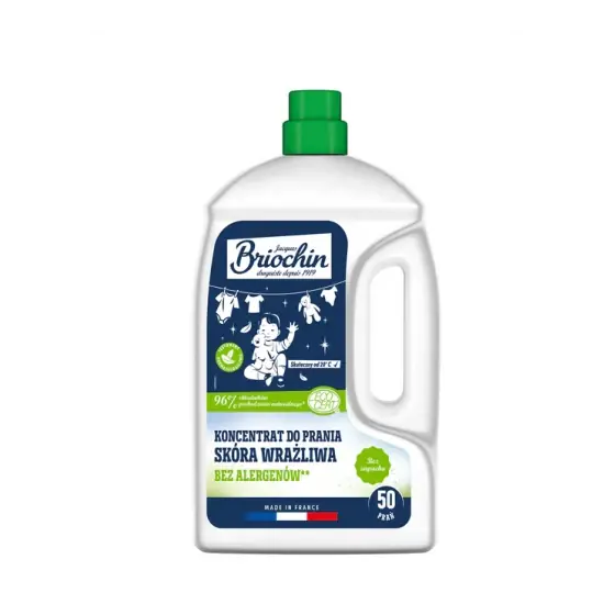 Retur gratuit Detergent rufe pentru piele sensibila, fara alergeni, Briochin, 2.27 l
