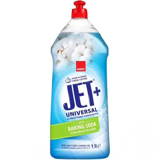 Expediere rapidă Detergent pentru curatenia casei si a podelelor cu parfum de floare de bumbac Sano Jet Gel, 1.5 l