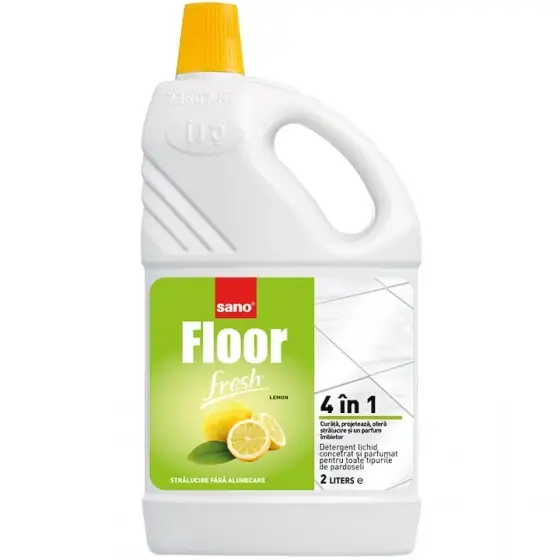 Noutate Detergent pentru pardoseala Sano Floor Fresh Lemon, 2 l