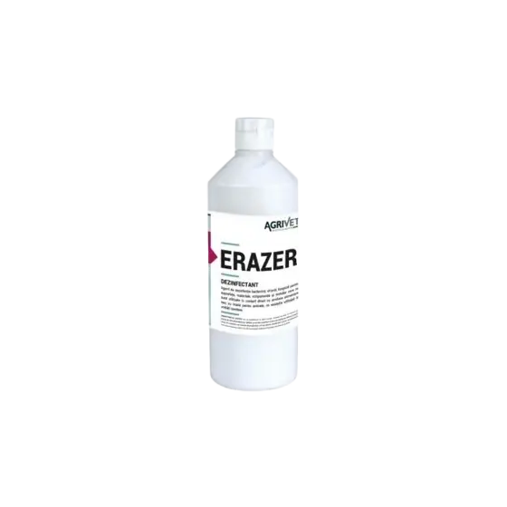 Dezinfectant pentru unitati sanitare, cu tripla actiune, bactericid, virucid, fungicid, Erazer, 1 l Premium
