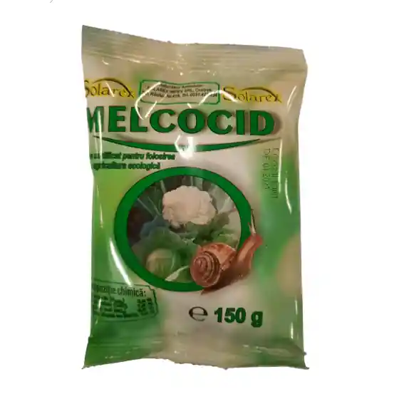 Cel mai vândut Moluscocid sub forma de pastile cilindrice de culoare albastra, Melcocid, 150 gr