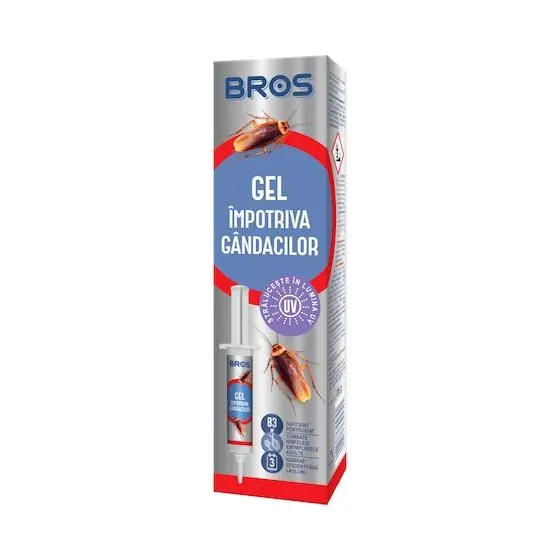 Livrare expres Gel fluorescent impotriva gandacilor BROS, 20 g