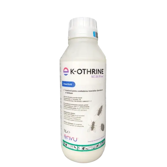 Insecticid plosnite, muste, tantari, gandaci, muste K-Othrine SC 25, 1 L Cumpără acum