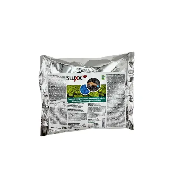 Moluscocid biologic cu actiune rapida impotriva melcilor si limacsilor din culturile agricole si horticole, Sluxx HP, 1 kg Disponibil imediat