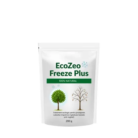 Tratament ecologic pentru protejarea culturilor impotriva inghetului (solutie anti-inghet), EcoZeo Freeze Plus, 200 grame Reducere specială