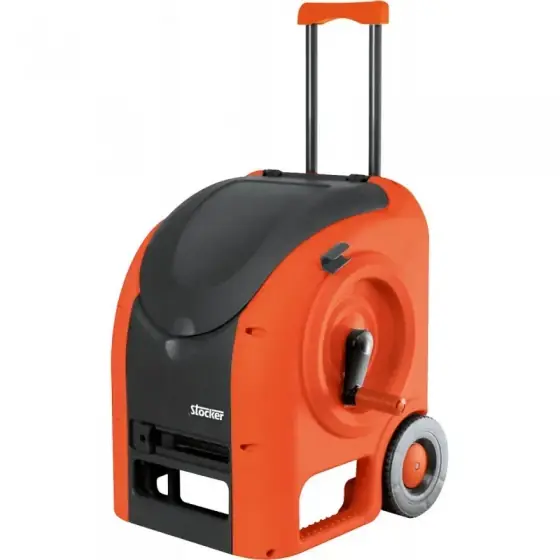 Reducere extra Carucior tambur pentru furtun gradina, cu 20 m furtun inclus si racorduri incluse