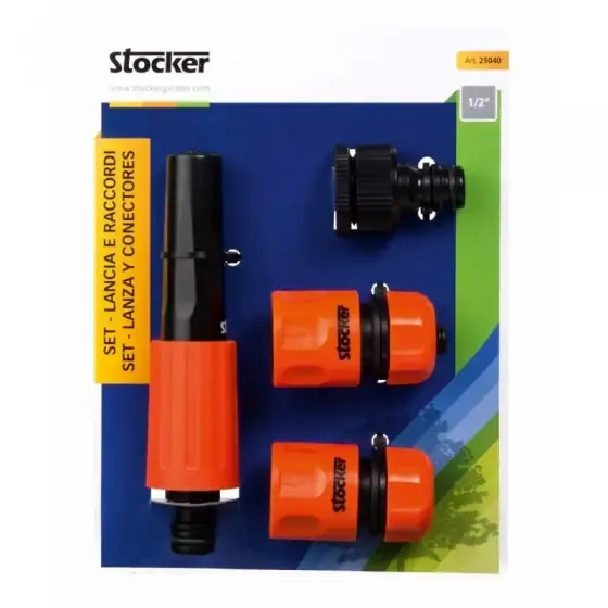 Set universal lance reglabila cu conectori rapizi furtun ½" Expediere rapidă