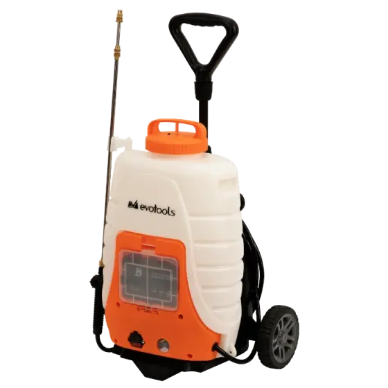 Retur ușor Pompa de stropit cu acumulator si roti de transport, 3 bar, rezervor 18 l