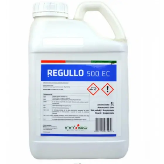 Reducere extra Regulator de crestere pentru culturile de grau de toamna, triticale de toamna, secara de toamna, orz de toamna si de primavara, Regullo 500 EC, 5 l