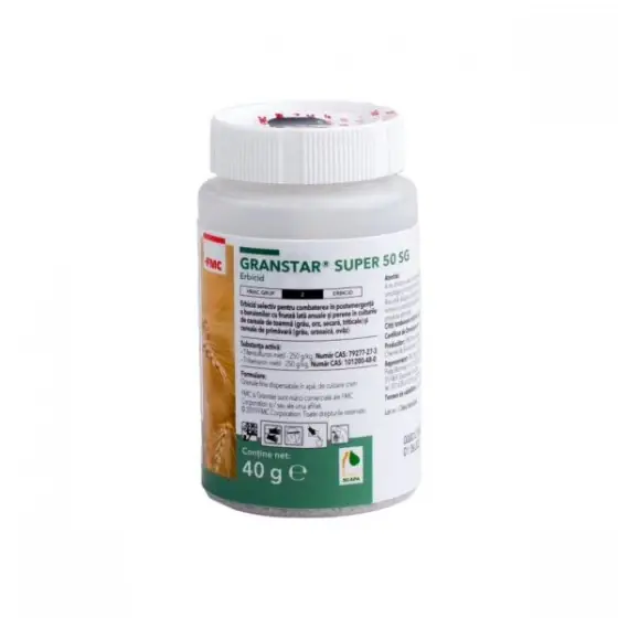 Erbicid sistemic efect in combaterea buruienilor cu frunza lata din culturile de cereale paioase, Granstar Super 50 SG, 40 g Cel mai vândut