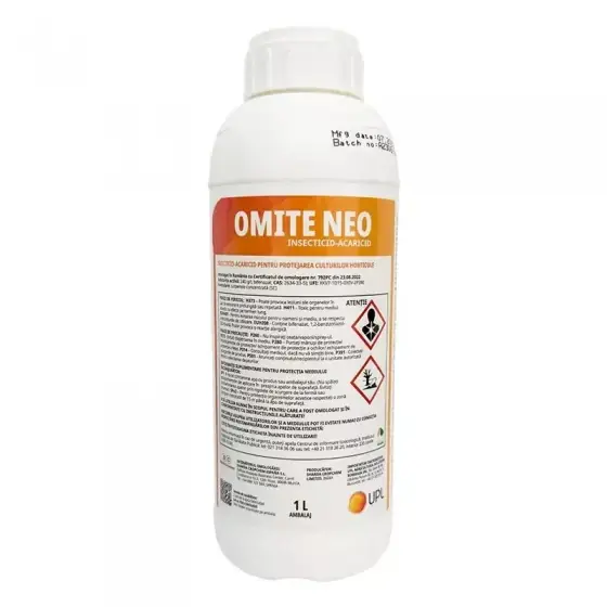 Insecticid acaricid destinat combaterii acarienilor si a altor daunatori specifici din culturile floricole si plante ornamentale, Omite Neo SC, 1 l Mai ieftin