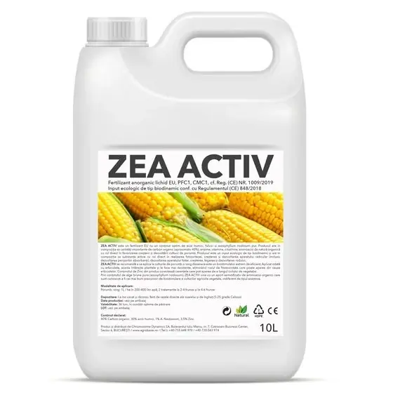 Popular Fertilizant anorganic lichid special pentru cultura de porumb, ZEA ACTIV, bidon 10 litri