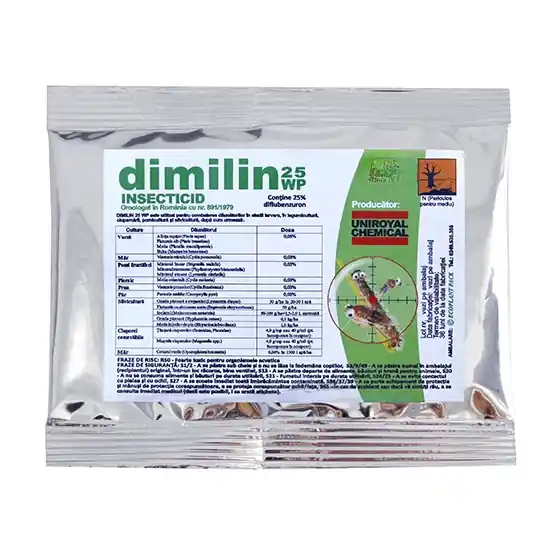 Disponibil imediat Insecticid Dimilin 25 WP, 100 grame
