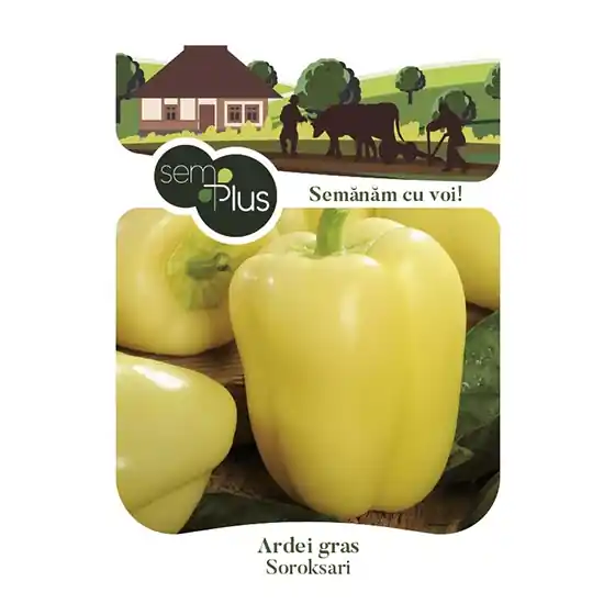 Ultima șansă Seminte de ardei gras Soroksari, 0,5 grame, SemPlus