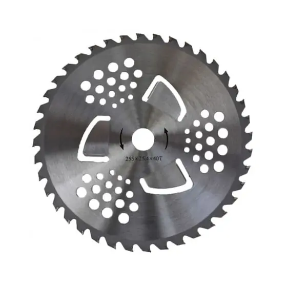 Calitate înaltă Disc vidia cu aripioare motocoasa Sita, 250mm x 25.4mm x 40t