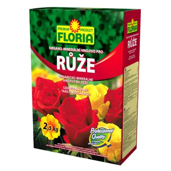 Reducere Ingrasamant organo - mineral pentru trandafiri FLORIA, 2,5 kg