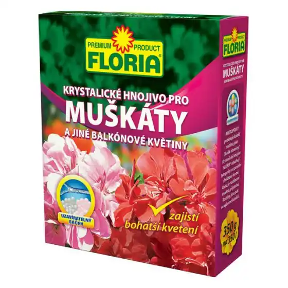 Ofertă Ingrasamant cristale pentru muscate si alte flori FLORIA, 350 g