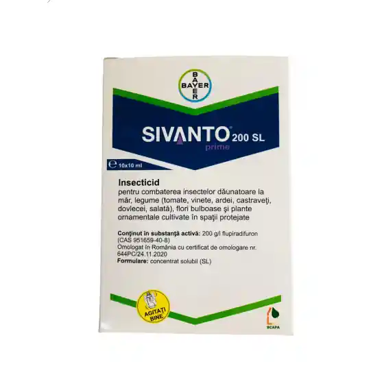 Insecticid Sivanto Prime 200 SL, 10 x 10 ml Noutate