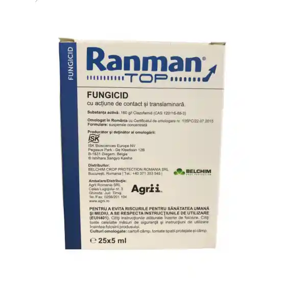Fungicid Ranman Top, 25 x 5 ml Disponibil imediat