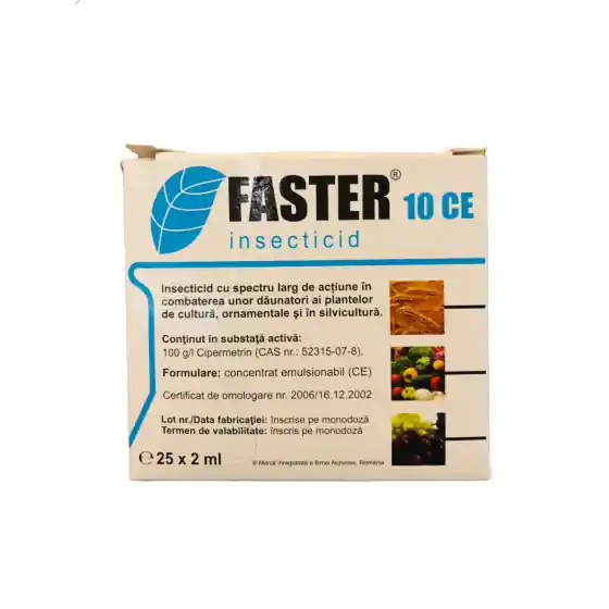 Insecticid Faster 10 CE, 25 x 2 ml Promoție