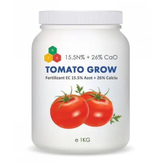 Nu rata Ingrasamant special pentru tomate, Tomato Grow, 15.5% Azot si 26% CaO , 1 Kg