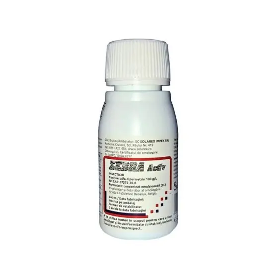 Lichidare de stoc Insecticid agro, Zebra, 50 ml