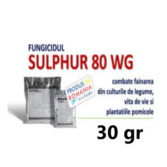Vezi acum Fungicid Sulphur 80 WG, 30 gr