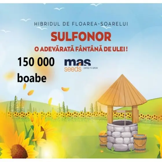 Seminte Floarea Soarelui Sulfonor SU, sac 150 000 Plată securizată