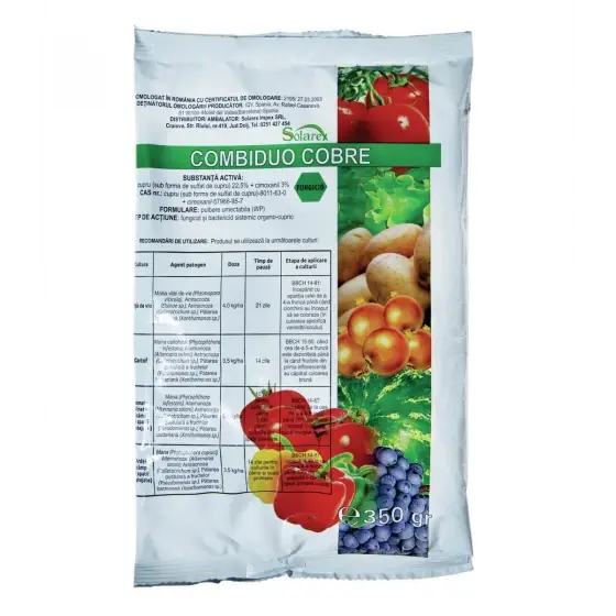 Fungicid Combiduo Cobre, 350 gr Reducere de preț