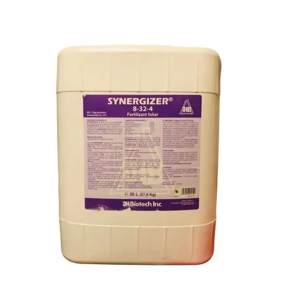 Noutate Ingrasamant foliar Synergizer 8-32-4, 20 l