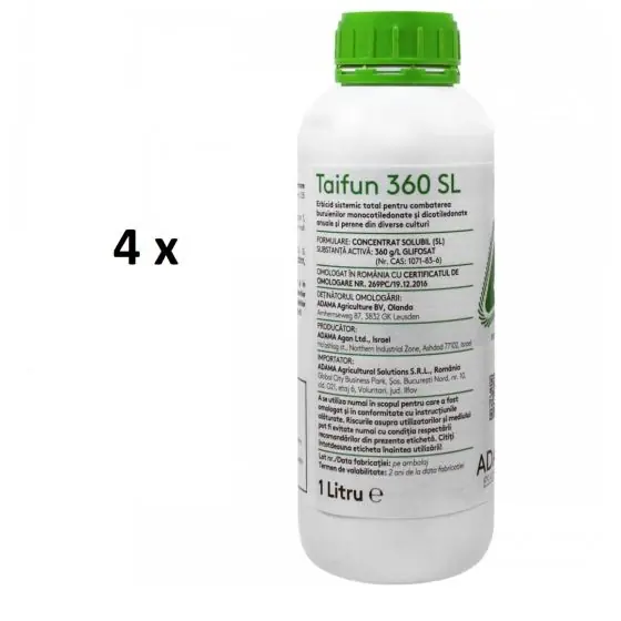 Erbicid , TAIFUN 360SL , 4*1L Noutate