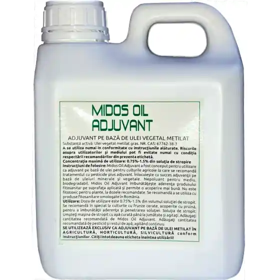 Adjuvant pe baza de ulei vegetal, Midos Oil Adjuvant, 1 litru Vezi acum