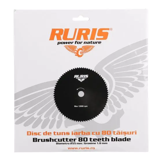 Preț promoțional Disc tuns iarba 80 taisuri Ruris