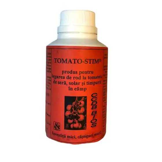 Ofertă exclusivă Stimulator de crestere Tomato-Stim, 100 ml, C.C.D. Bios Cluj, tomate sera solar camp