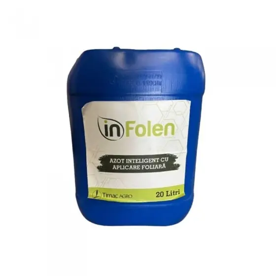 Fertilizant lichid In-Folen 20 l, Timac, extracte vegetale Preț redus