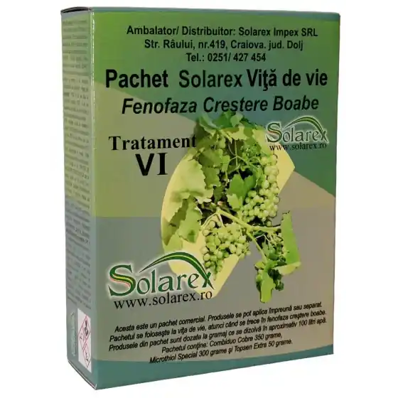 Pachet Tratament VI, vita de vie, Crestere boabe, pentru 100 litri de apa Chilipir