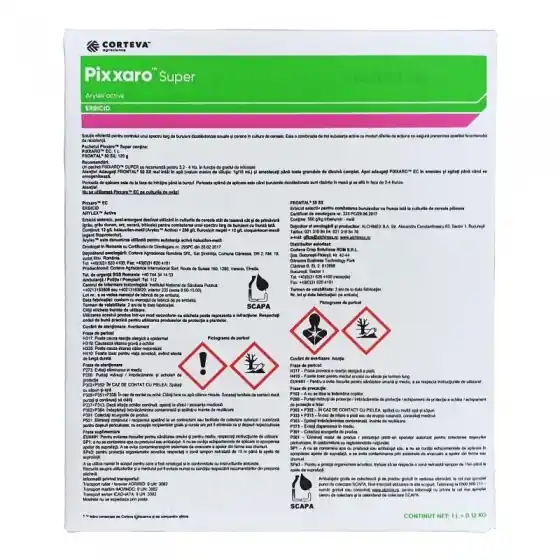 Pachet tehnologic cereale Pixarro Super, 4 ha Chilipir