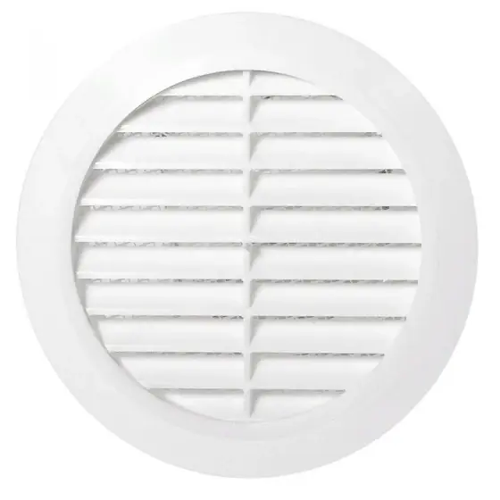 Plată sigură Grilă de aerisire rotundă cu plasă KARRO, pentru tubulatură, diametru, 125mm