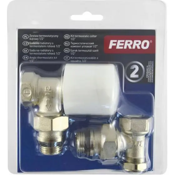 Set Rob. Termostatabili Coltari 1/2", Ferro Expediere rapidă